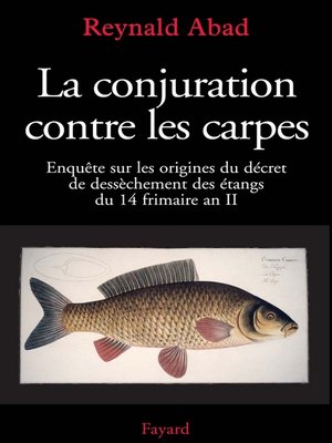 cover image of La conjuration contre les carpes